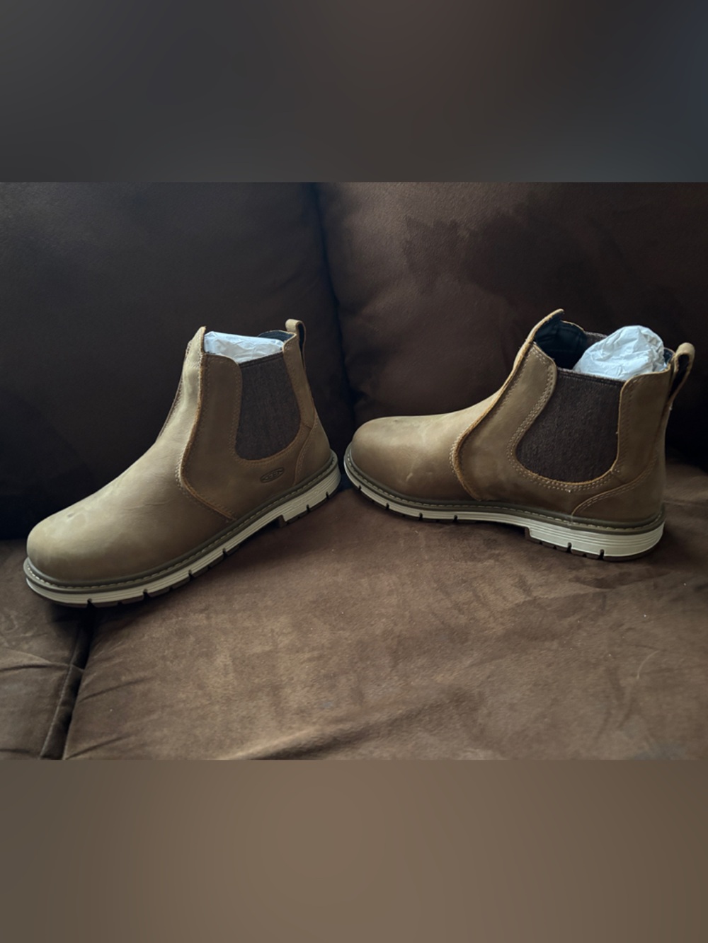 Keen Woman’s San Jose 90 Degrees Chelsea Soft Toe Boot-9M, Belgian/Gum - Picture 4 of 9